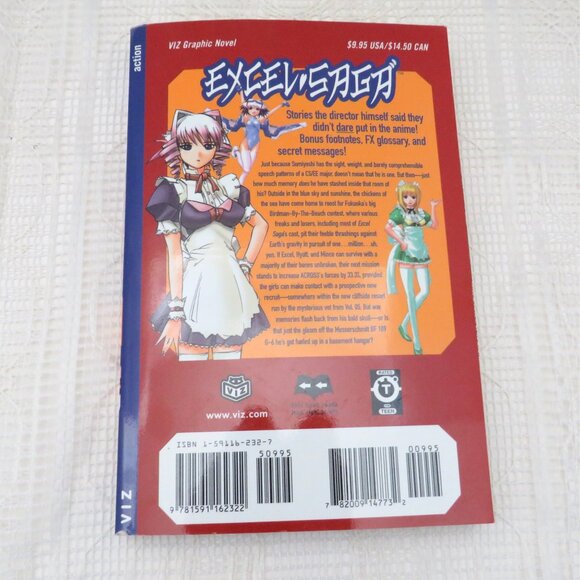 Excel Saga Book Paperback Manga Vol 7 Rikdo Koshi OOP First Edition - Picture 2 of 10